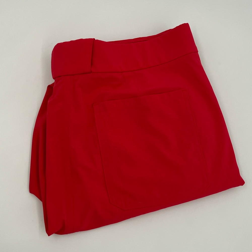Athleta Women's 10 Pink Cropped Polyester Straight‎ Leg Dress Pants